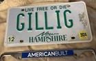 New Hampshire Vanity License Plate Gillig Bus Manufacturer   American Built Farm