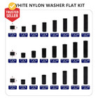 795pcs Nylon Round Spacer Non-thread Plastic Standoff Assortment Kit Black Nylon