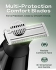 Body Hair Trimmer For Men    All-in-one Grooming Kit With Innovative Misty Gray