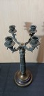    antique Pr Bronze Candelabra Candleholders French Empire Napoleon Style     