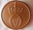 1971 Norway Ore - Uncirculated - From Roll - Squirrel Coin - Free Shipping