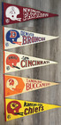 Sale Lot Of 9-vintage 1967 And Circa 60-70   s Nfl Full Size Felt Pennants