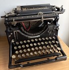 Antique 1920s Underwood No  5 Standard Typewriter    model T      Vintage As-is