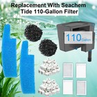 10-piece Filter Media Maintenance Kit Compatible With Seachem Tide 110 Gallon   