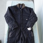 Dickies Tv239 Duck Insulated Coveralls Men s Large Black Full Zip Quilted Nwt