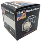  6 Count  Pro-mold Ball Cube Iv Square Baseball Holder Display Case Uv Protected