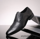 38-48 Sz Lace Up Brogue Wing Tip Carved Formal Dress Mens Business Wedding Shoes