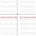 Pencil Control Practice Worksheets  level 1   2      Tracing   Printable