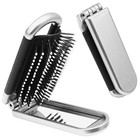 1 Pack Random Folding Travel Hair Brush With Mirror  Portable Pocket Comb