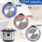 3 Pack Sealing Ring 6 Qt For Instant Pot Sealing Rings Replacement For 5 6qt