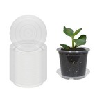 30 Pcs Plant Saucers For Less 3 Inch Pot Indoors Outdoors Plant 4 Inch Clear