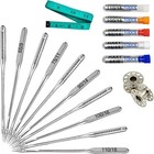 50 Pcs Universal Sewing Machine Needles 65 9  75 11  90 14  100 16 And Heavy    