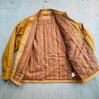 Wrangler Southwestern Quilt Lined Canvas Barn Jacket Nwot Brown Mens Lg Western