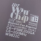 Very Rare Vintage Idt Winchip C6 200 Mhz Socket 7 Cpu C6-psme200ga 1997 Win Chip