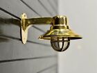 Wall Mount Original Ship Salvaged Brass Old Nautical Swan Sconce Light Set Of 10
