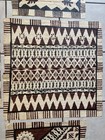 Vintage Tapa Bark Cloth Panel  Tonga  Polynesian  Fiji Placemat Set 