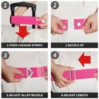 2-in-1 Luggage Straps Add A Bag Bungees Travel Belt For Luggage Strap For Bac   