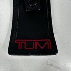 Tumi Small Black Leather Luggage Laptop Id Business Card Tag Replacement Travel