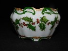 Antique T v Limoges France Holly Red Berry Creamer   Sugar