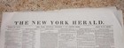 Ny Herald Newspaper December 9 1875 Uncut Sheets 12 Pages 