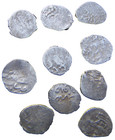 Ad1300-1500 Islamic Arabic Ottoman Empire Turkey Lot Of 10 Silver Akce Coins