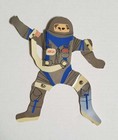 Tethered Space Walker Astronaut  Mid-1960s Cardboard   Foil Moveable Figure
