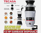 Garbage Disposal 1 2 Hp Food Waste Disposer Continuous Feed Stainless Steel New