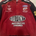 Vintage Jeff Gordon Dupont Nascar Jacket Jh Design 3xl Nwt Rare Suede