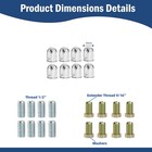 16   Stainless Wheel Simulator 8 Lug Hh Dotliner For Single Wheel Tandem Trailer