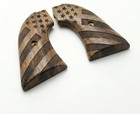 Heritage Arms Rough Rider Grips In Walnut With Carved American Flag