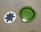 Rare Vintage 1960s Mid Century Modern Broadmoor Japan Flower Power Retro Trivet