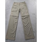 Columbia Convertible Hiking Pants Ripstop Outdoor Travel Khaki Womens Size 6