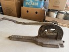 Vintage Antique Cast Iron Metal Hand Crank Tobacco Cigar Cutter Star