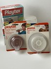 Vintage Playtex 90 s 4oz Bottle Disposable Liner Lot Trainer Spout Cap Animals