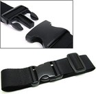 4 Pack Black Luggage Straps Add A Bag Adjustable Travel Buckle Belt Strap