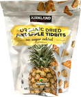 2 Packs Kirkland Signature Organic Dried Pineapple Tidbits 26 Oz Each   52 Oz