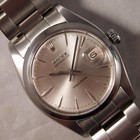 Rolex Oysterdate Precision 6494 Silver Dial Ss Vintage 1957 Mens Watch    34mm