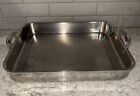 Vollrath Stainless Steel Ware Casserole Pan Tray With Handles Nsf 14 5x12 Inch