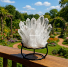 700g Rare Natural Clear Quartz Cluster White Crystal Healing Mineral Specimens