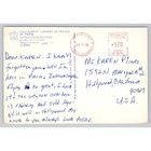Paris France Arc De Triomphe Aerial View Vintage Travel Souvenir Postcard