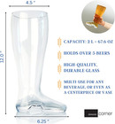 2 Liter Das Boot Glass Beer Mug Oktoberfest Drinking Cup Quality Glass