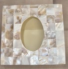Tissue Box Cover Creative Scents Milano Square - Mother Of Pearl - Pearl New