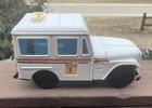 Vintage Western Stamping Corp Us Mail Delivery Jeep Bank Usps Postal Metal