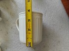 4x Mikasa Italian Countryside Coffee Mugs Cups Ribbed Embossed 3 3 4 