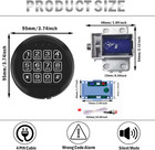 Gun Safe Lock Replacement Black Keypad With Solenoid Lock Safe Electronic Lock