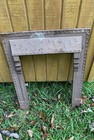 Antique Victorian Cast Iron Fireplace Surround Ornate Scrollwork 19th Century