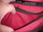 Vintage Tamrac Camera Bag Case Red Canvas   Suede Usa Made 6x7