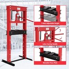 Hydraulic Shop Press 20 Ton  Benchtop H-frame Garage Floor Press W press Plates