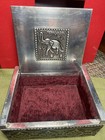 Set Of 2 Handmade  Decorative Silver Trinket Boxes India Elephants