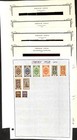 French India Stamp Collection On 14 Scott Specialty Pages  1892-1952  ba 